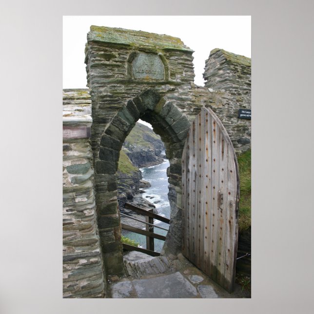 Tintagel Castle Poster (Framsidan)
