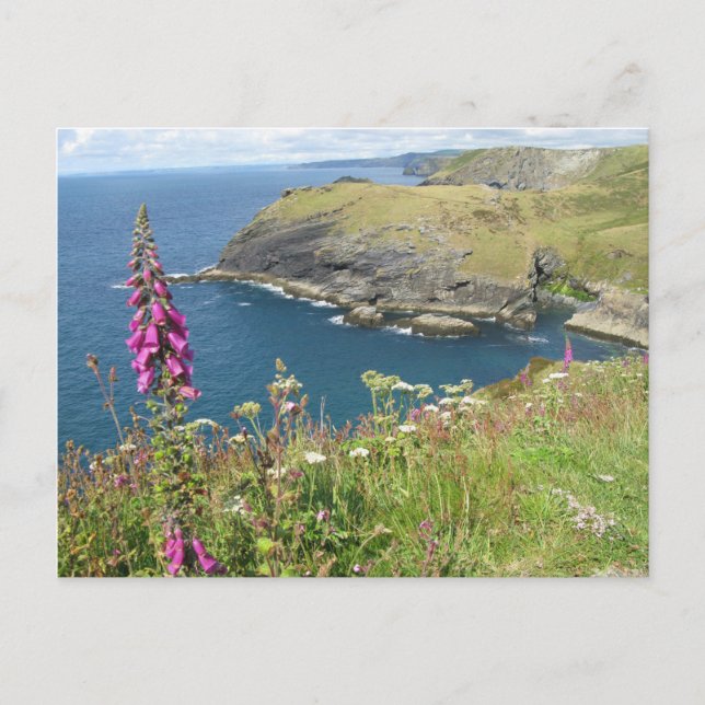 Tintagel castle vykort (Framsida)