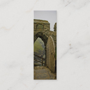 Tintagel slott mini visitkort