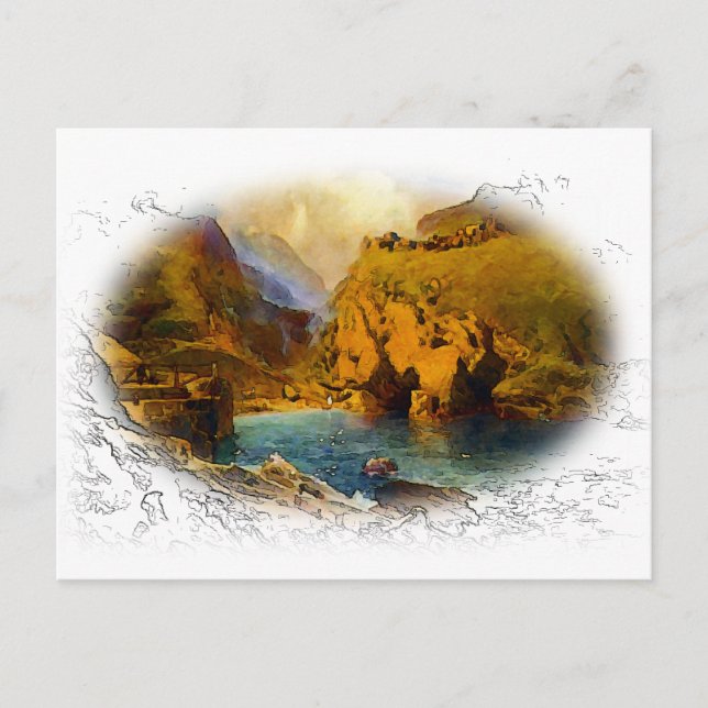 Tintel, Kung Arthur Castle Vykort (Framsida)