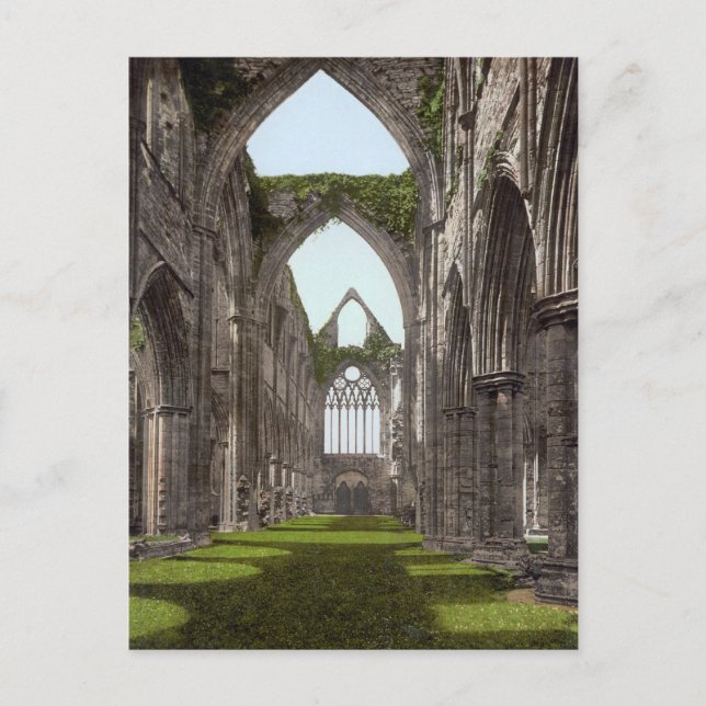 Tintern Abbey, Wales Vykort (Framsida)