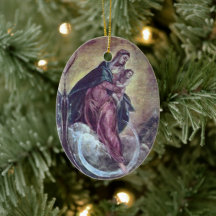 Tintoretto Crescent Måne Madonna Maria Apocalypse