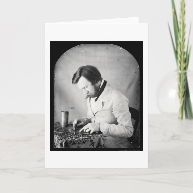 Tinworker Daguerreotype 1853 Kort (Framsida)
