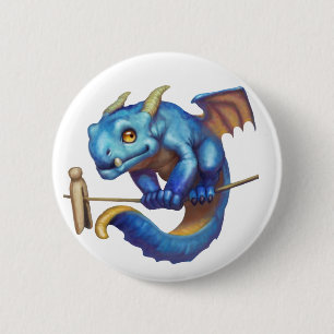 Tiny Blue Dragon Knapp