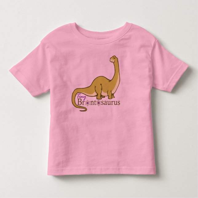 Tiny Brontosaurus Tee Shirt (Framsida)