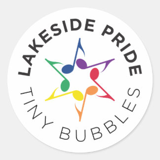 Tiny Bubble Sticker Runt Klistermärke