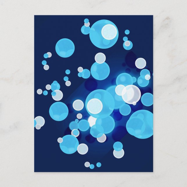 Tiny Bubbles Vykort (Framsida)