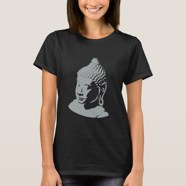 Tiny Buddha Head T Shirt (Framsida)