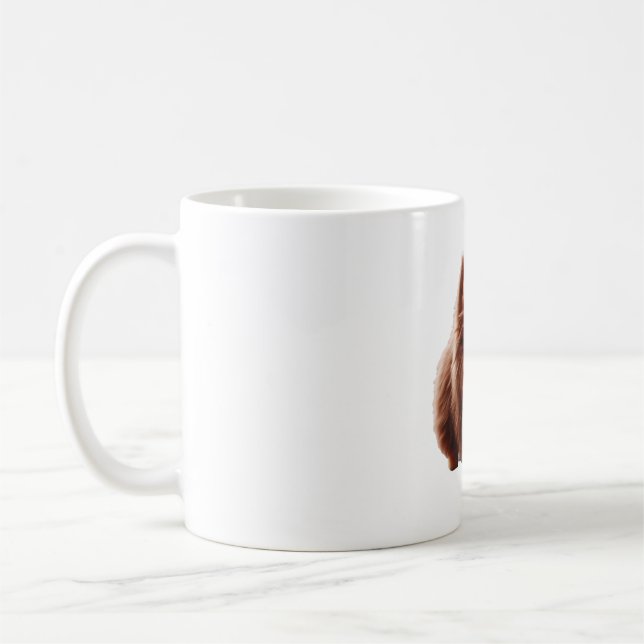 Tiny but Mighty - Chihuahua Attitude T-Shirt Kaffemugg (Vänster)