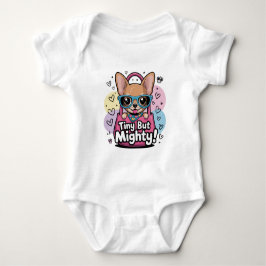 Tiny but Mighty Chihuahua-nyckelringar & halsremma T Shirt