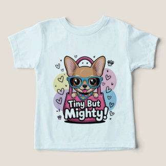 Tiny but Mighty Chihuahua  Toddler Tops & T-Shirts