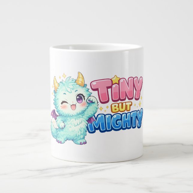 Tiny But Mighty Dragon Jumbo Mugg (Framsidan)