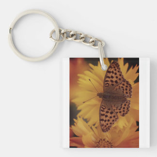 Tiny Butterfly Keychain"