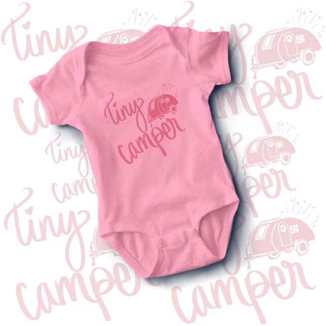 Tiny Camper Camping Baby Gift Bodykostym 1 Biet T Shirt (Skapare uppladdad)