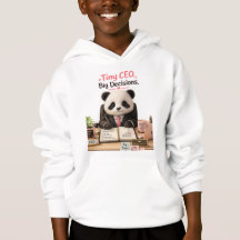 Tiny CEO Big Decisions Rolig Baby Panda Tröja