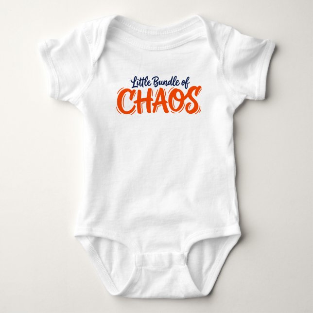 Tiny Chaos Baby Personality T Shirt (Framsida)