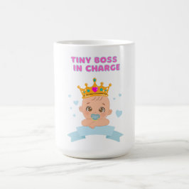 Tiny Chef in Charge - Bold Funny Småbarn Kaffemugg