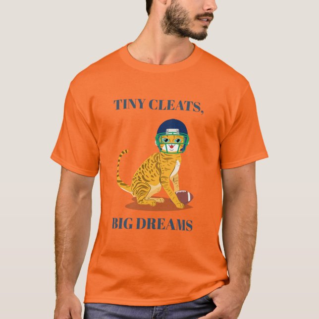 Tiny Cleats, Big Dreams T-shirt (Framsida)