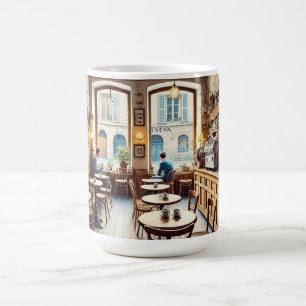 Tiny Coffeeshop i Genève i Schweiz Kaffemugg