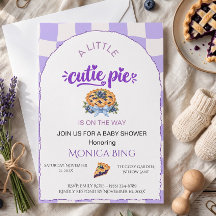 Tiny Cutie Pie Modern Bageri Baby Shower