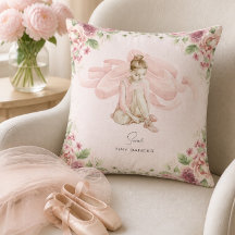 Tiny Dancer Ballerina Personlig Kuddthrow Pillow b