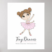 Tiny Dancer ballerina personlig print