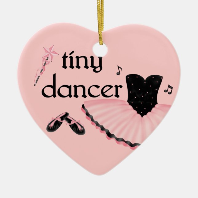 Tiny Dancer Photo Ornament (Framsidan)