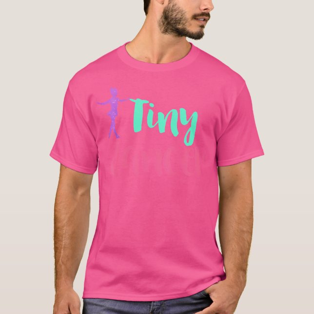 Tiny Dancer Söt Dans Och Dans T Shirt (Framsida)