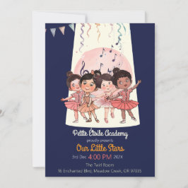 Tiny Dancers Rektal Inbjudan – Anpassad Studio