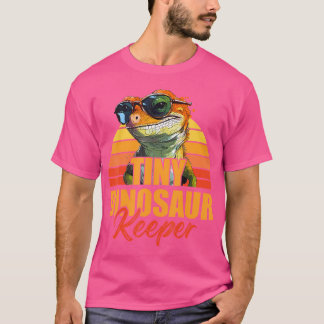 Tiny Dinosaur Keeper Animal Lover Crested Gecko Bo T Shirt