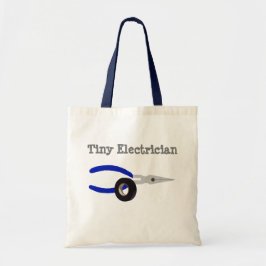Tiny Electrician Tote Bag Tygkasse