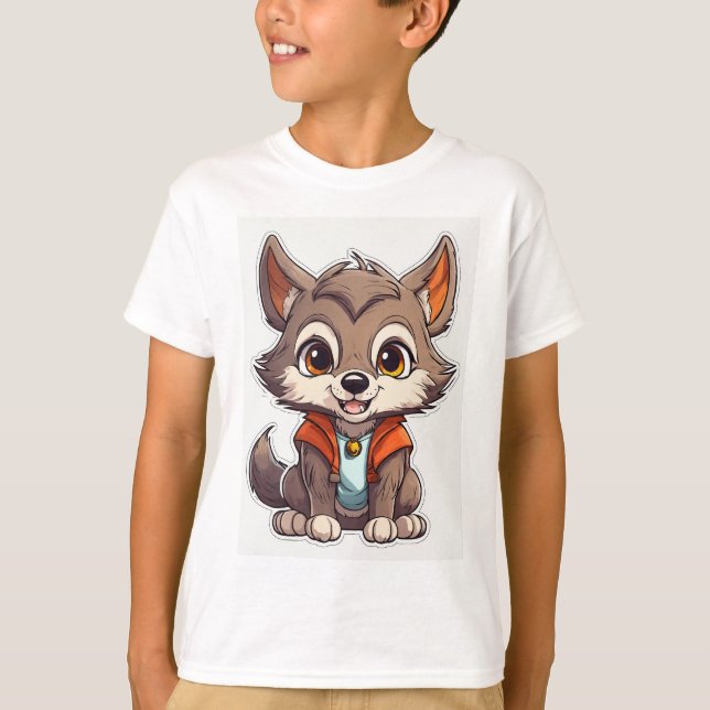 "Tiny Fangs: Aduly Werevarg Tee" T Shirt (Framsida)