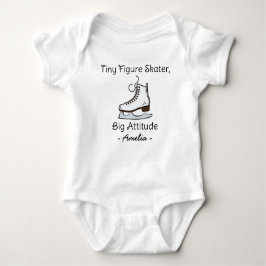 Tiny Figure Skater Big Attitude - Figure Skating T Shirt