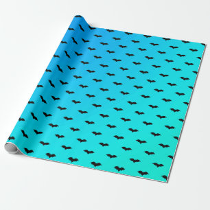 Tiny Fladdermus Blue Presentpapper
