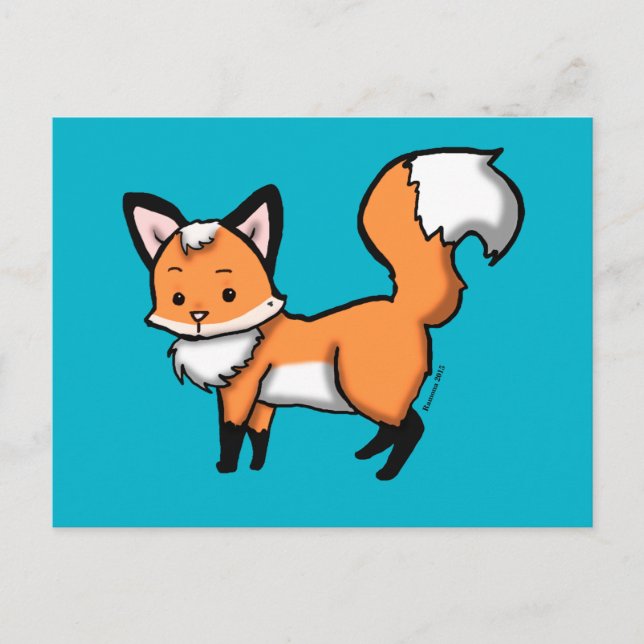 Tiny Fox-vykort Vykort (Framsida)