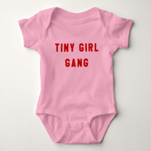 Tiny Girl Gang Baby Bodydräkt T Shirt