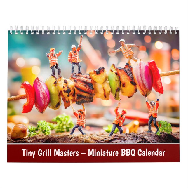 Tiny Grill Masters – 2026 Miniatyr BBQ-kalender Kalender (Omslag)