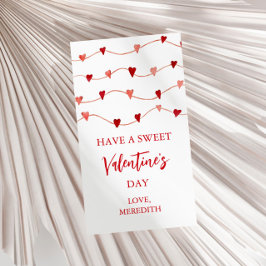 Tiny Ha en Söt Alla Hjärtans Dag Barnklass Anteckningskort