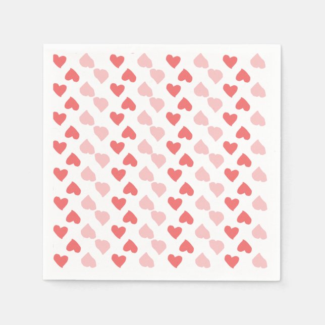 Tiny Hearts Napkins Pappersservett (Framsidan)