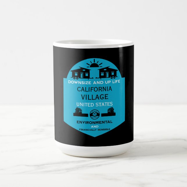 Tiny House Communities Editable Kaffemugg (Center)