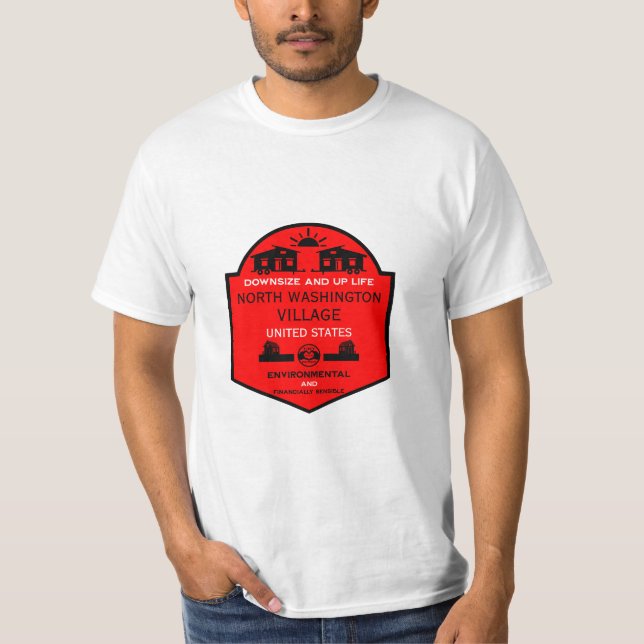 Tiny House Communities Editable T Shirt (Framsida)