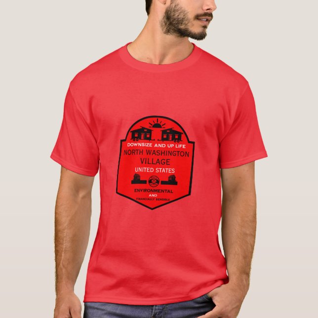 Tiny House Communities Editable T Shirt (Framsida)