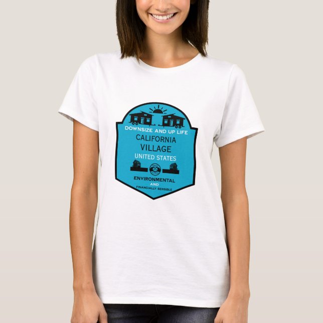Tiny House Communities Editable T Shirt (Framsida)