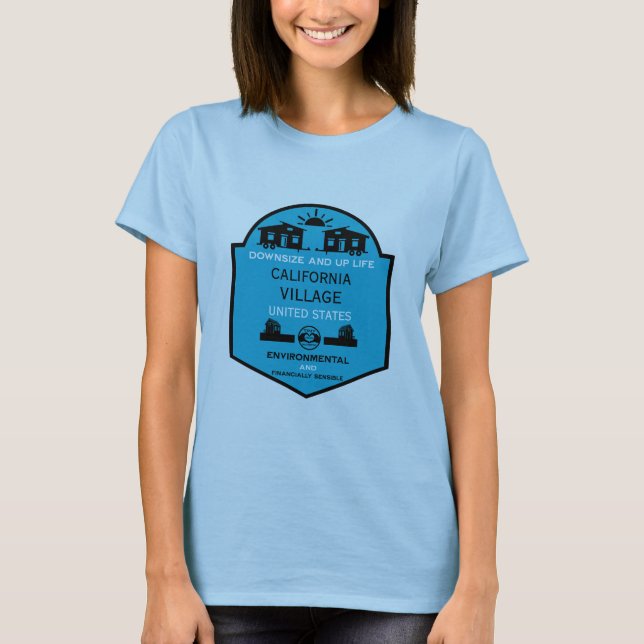 Tiny House Communities Editable T Shirt (Framsida)