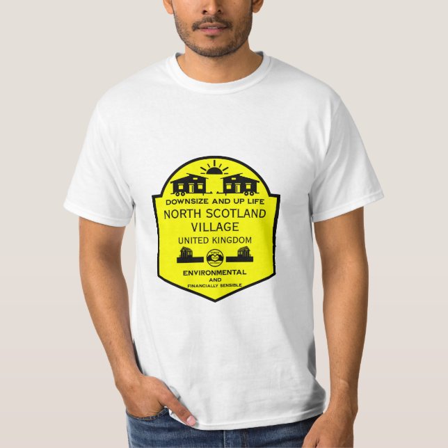 Tiny House Communities Editable T Shirt (Framsida)
