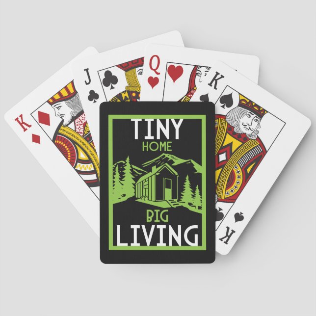 Tiny House Home Decor Casinokort (Baksidan)