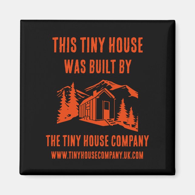 Tiny House Home Decor Magnet (Framsidan)