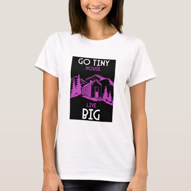 Tiny House Home Decor T Shirt (Framsida)