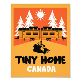 Tiny House Home Kanada Fototryck