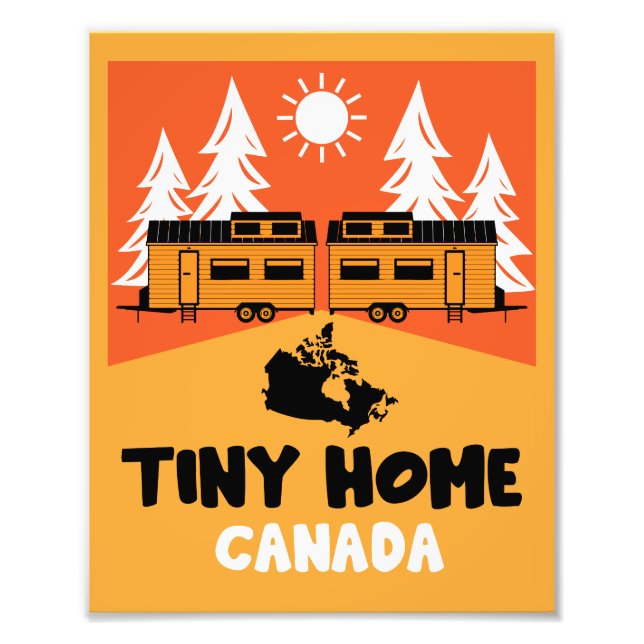 Tiny House Home Kanada Fototryck (Framsidan)